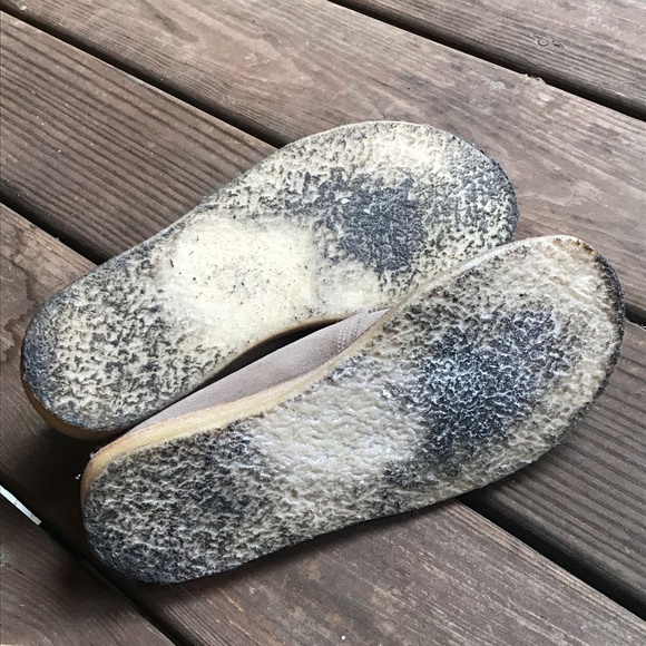 Vintage Clarks Desert Trek Beige Suede Boots - Picture 7 of 8